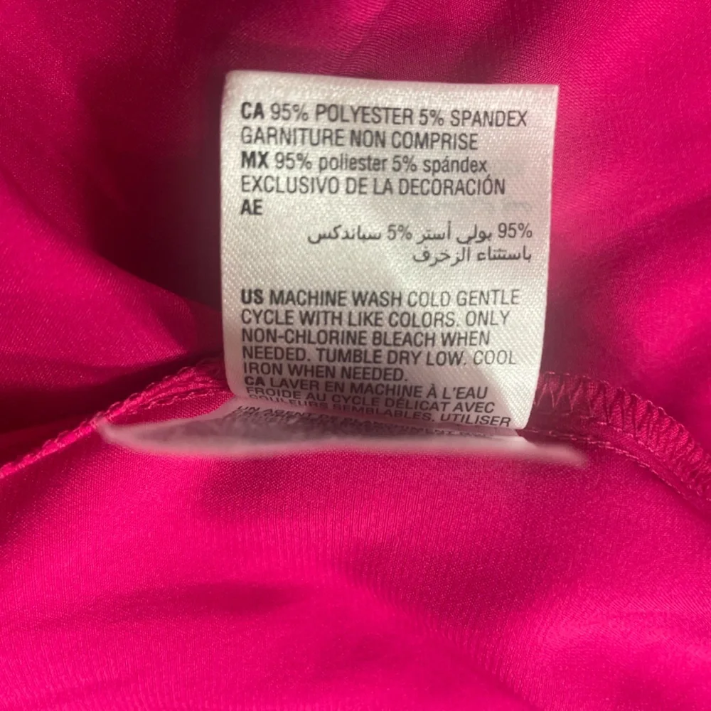 INC International Concepts Satin Robe with Black Lace Detail NWT